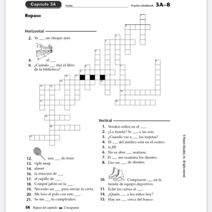 Realidades 2 capitulo 1b answers page 25