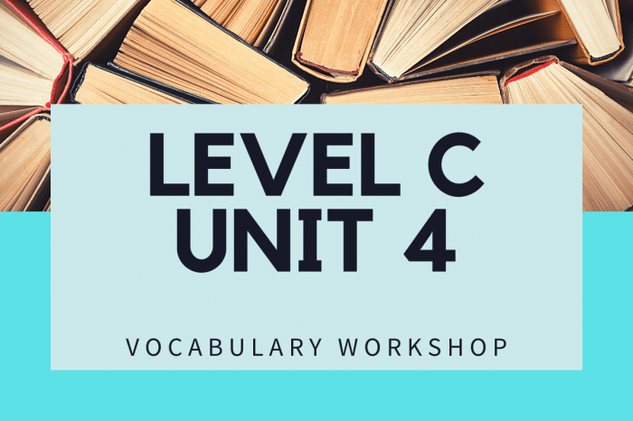 Vocab workshop level c unit 8