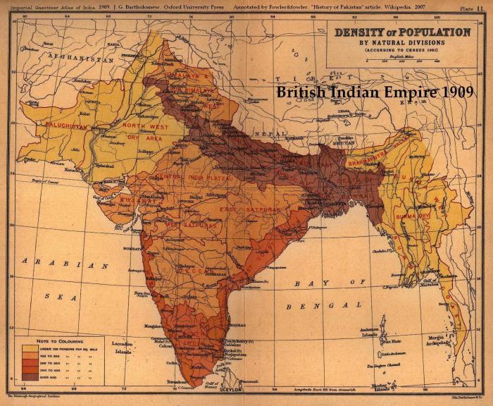 Map of ancient india with labels