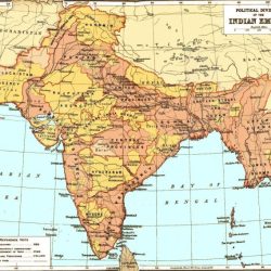 Map of ancient india with labels