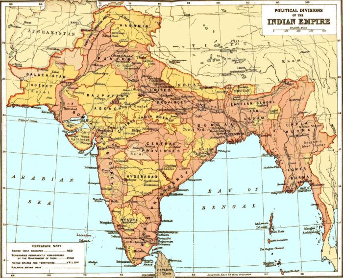 Map of ancient india with labels