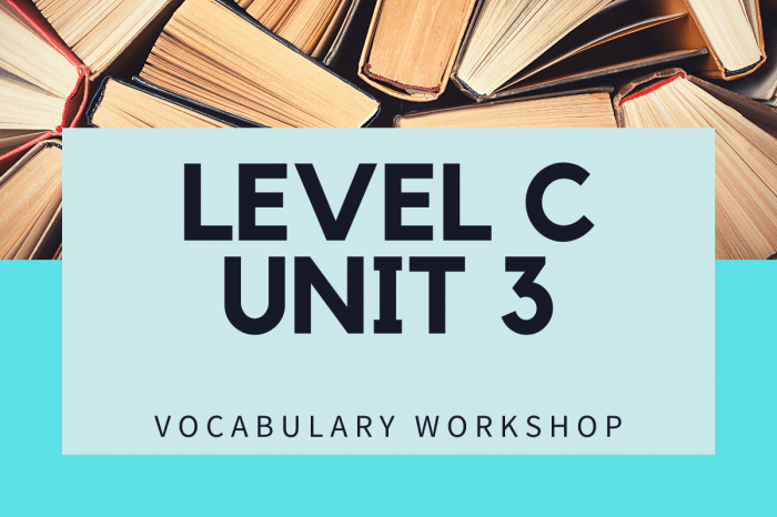 Sadlier vocabulary workshop level c unit 3 answers