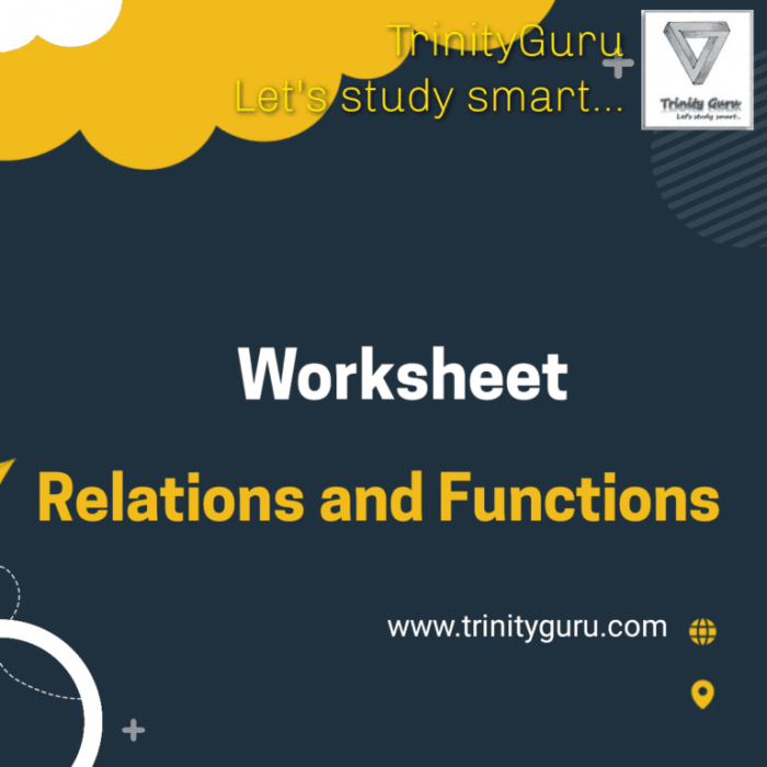 Unit 3 test study guide relations and functions